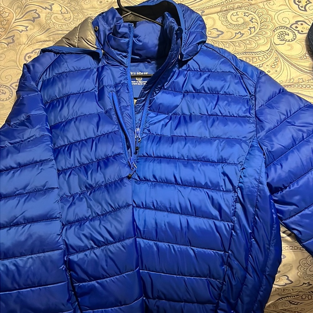 Royal blue winter jacket
